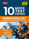 MTG Karnataka CET 10 Mock Tests Papers For 2026 Exam with Detailed Solutions | KCET Model Test & Practice Papers Book  Physics,