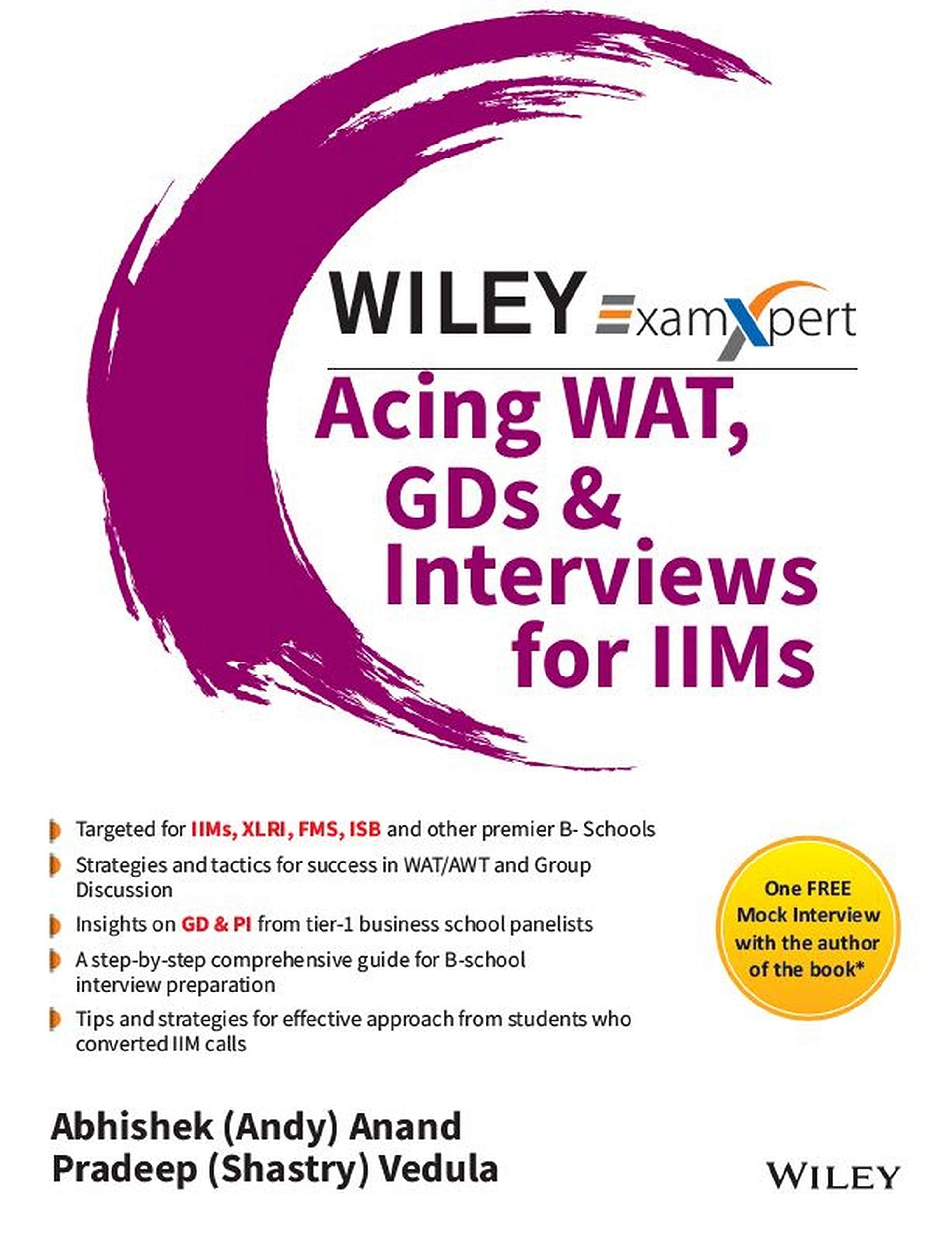 Wileys ExamXpert Acing WAT, GDs & Interviews for IIMs | e | k