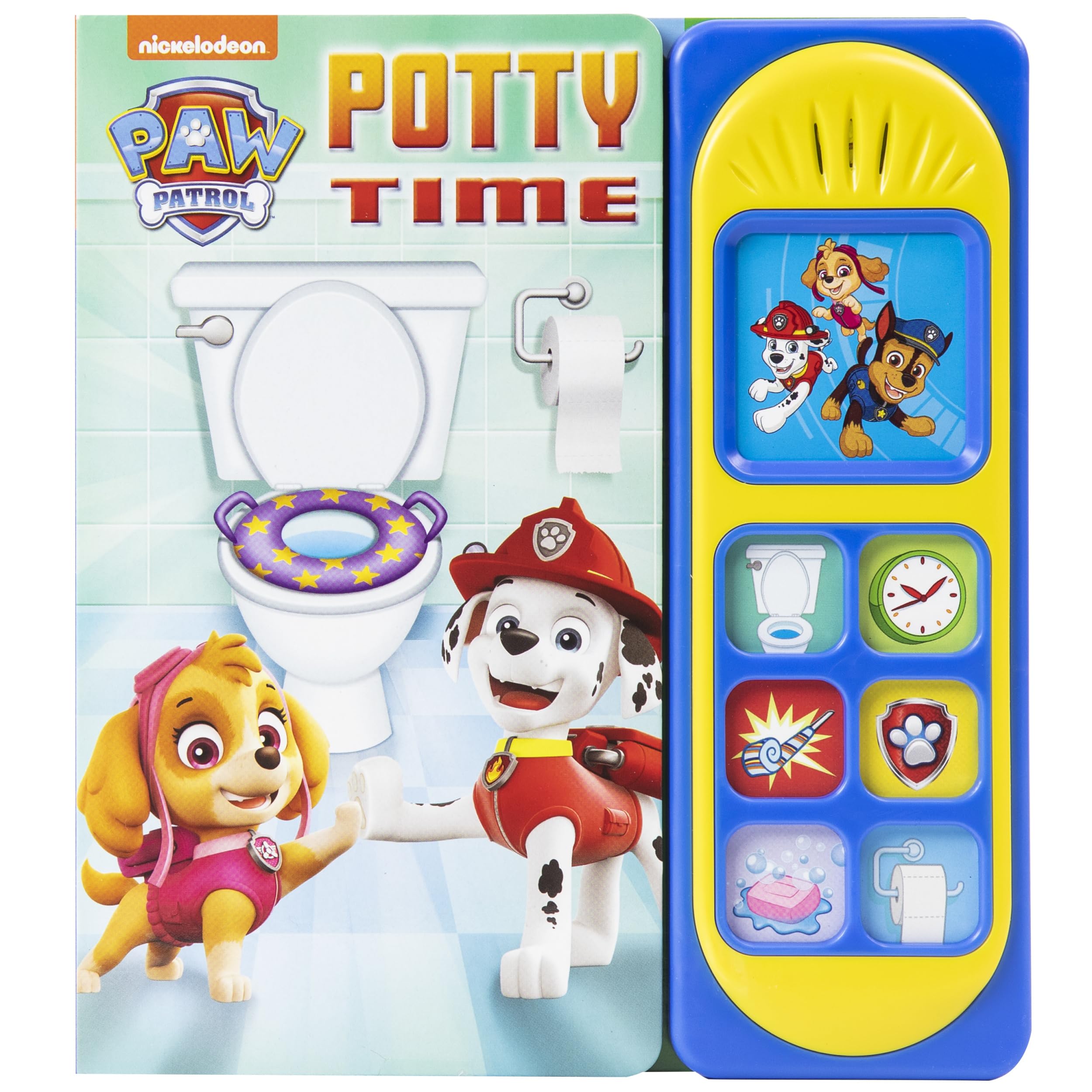 PAW Patrol Chase, Skye, Marshall, and More!  Potty Time  Potty Training Sound Book  PI Kids (PlayASound)