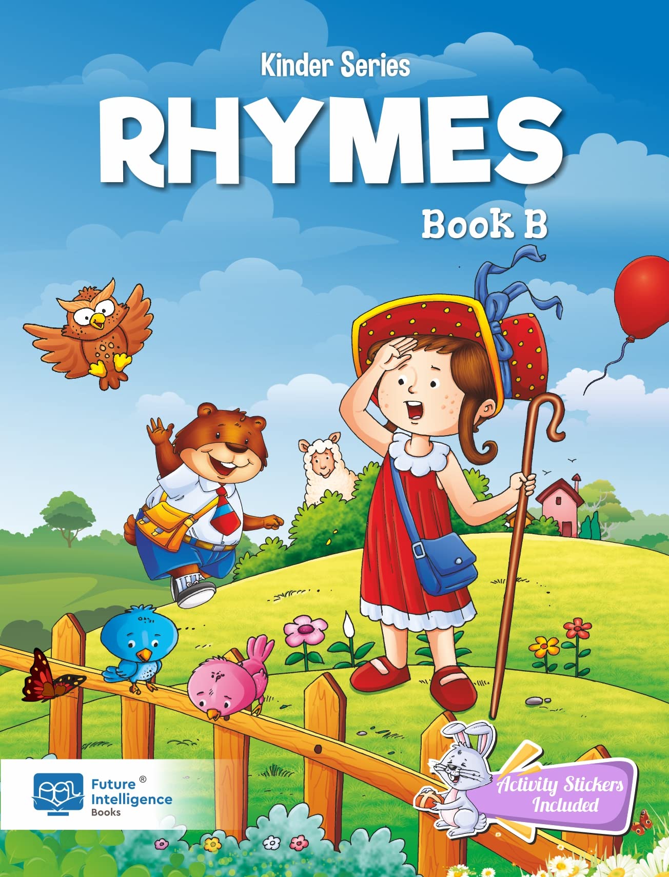 Kinder Series Lkg Rhymes Books For Kids In English With Free Activity Sticker [Paperback] Future Intelligence Books [Paperback] 