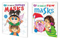 Manoj Publications Sawan Fun With Masks My Book Of Fantasy Masks And My Book Of Fun Masks | Set Of 2 Books