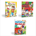 Set Of 3 Books, General Learning Books | Evergreen Poems, Nursery Rhymes For Junior Kg And For Senior Kg Nursery Rhymes [Paperba