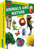 Universal Knowledge Library:Animals & Nature Set of 8 Books|Animals|Dinosaurs|Insects|Oceans|Reptiles|Rocks & Minerals|Trees|Vol