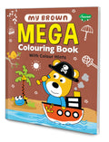 My Brown Mega Colouring Book With Colour Hints| A Burst of Colors for Budding Artists