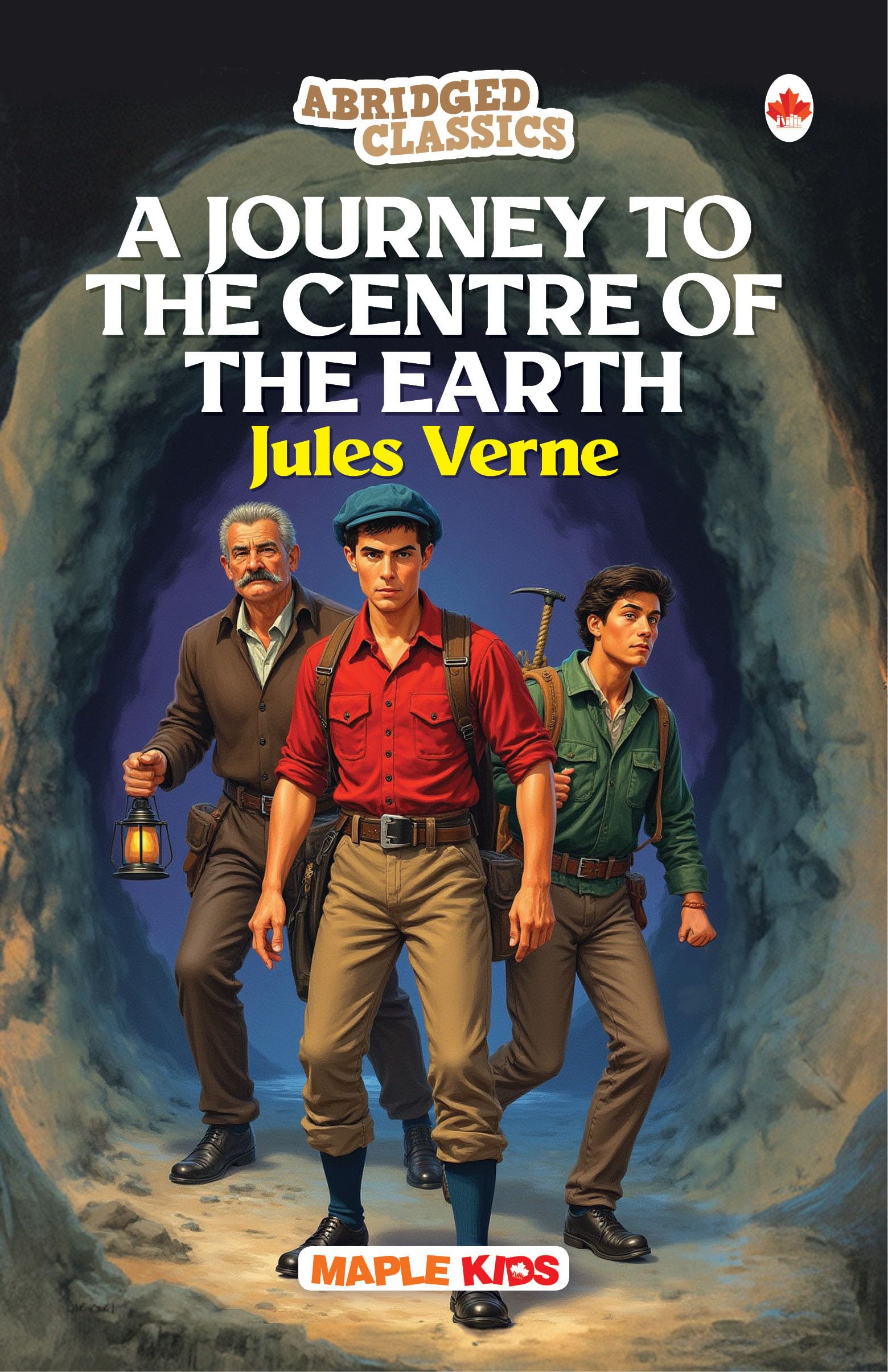 A Journey to the Centre of the Earth (Abridged Classics) (Illustrated)  Novel  Story Book for Kids  English Stories for Child