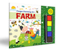 FARM  Fingerpainting and Colouring Art : Fun Colouring and Painting Art with thumbprint Pad, Coloring Book For Kids, Art Activi