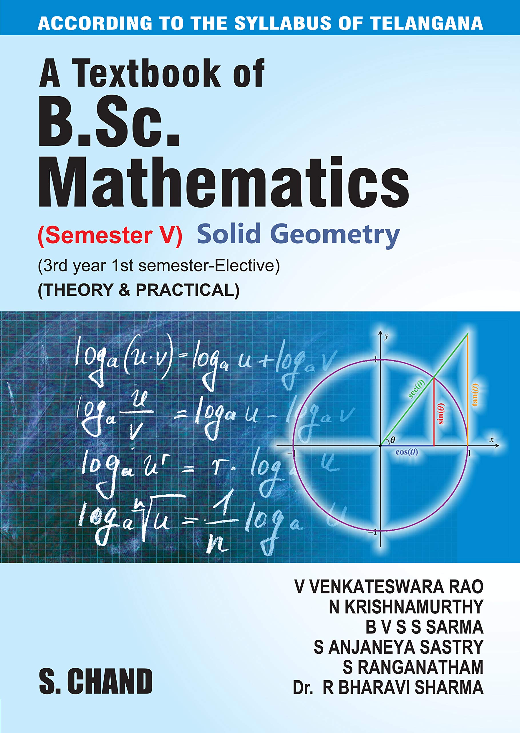 A Tb Of B.Sc. Maths Semester V (Solid Geomatery)