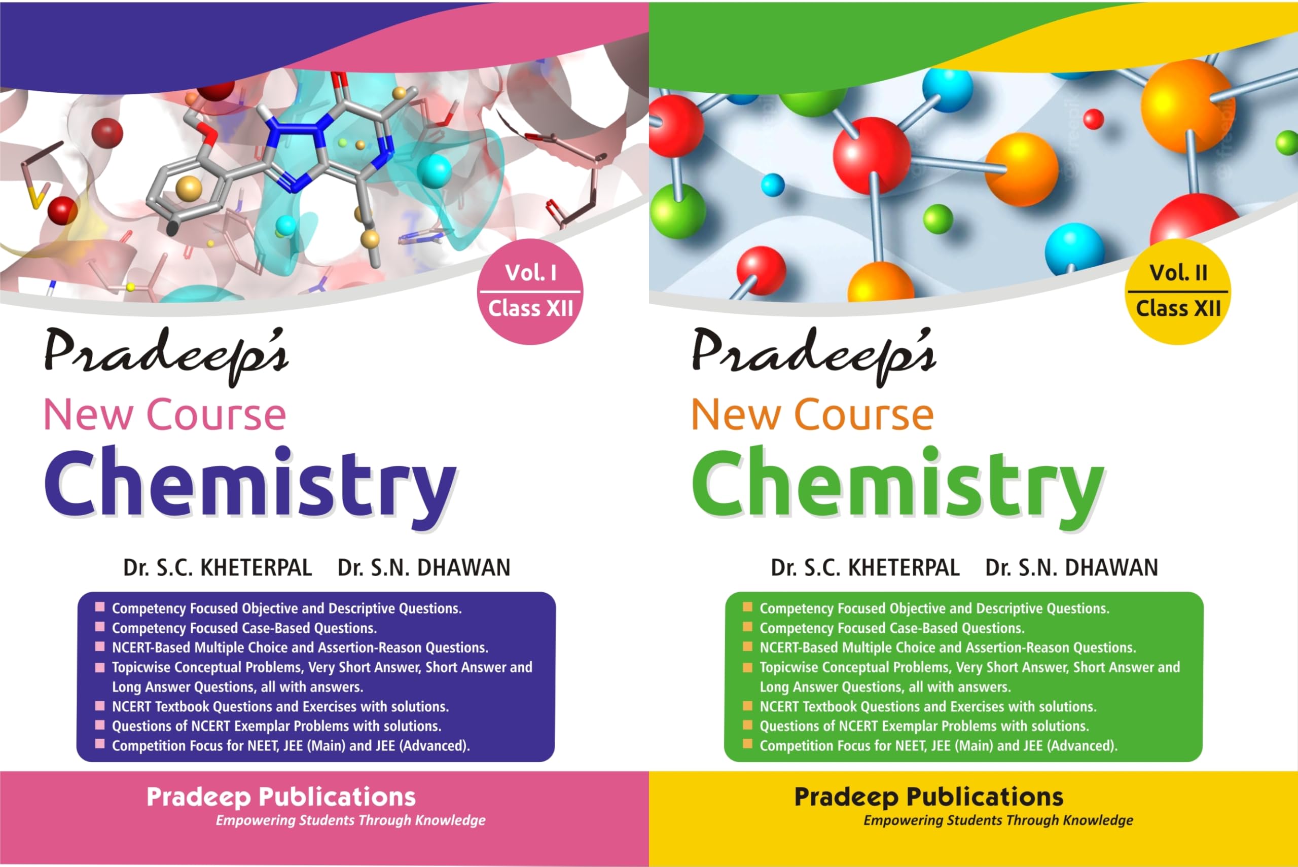 Pradeeps New Course Chemistry for Class 12 (Vol. 1 & 2) Examination 202627