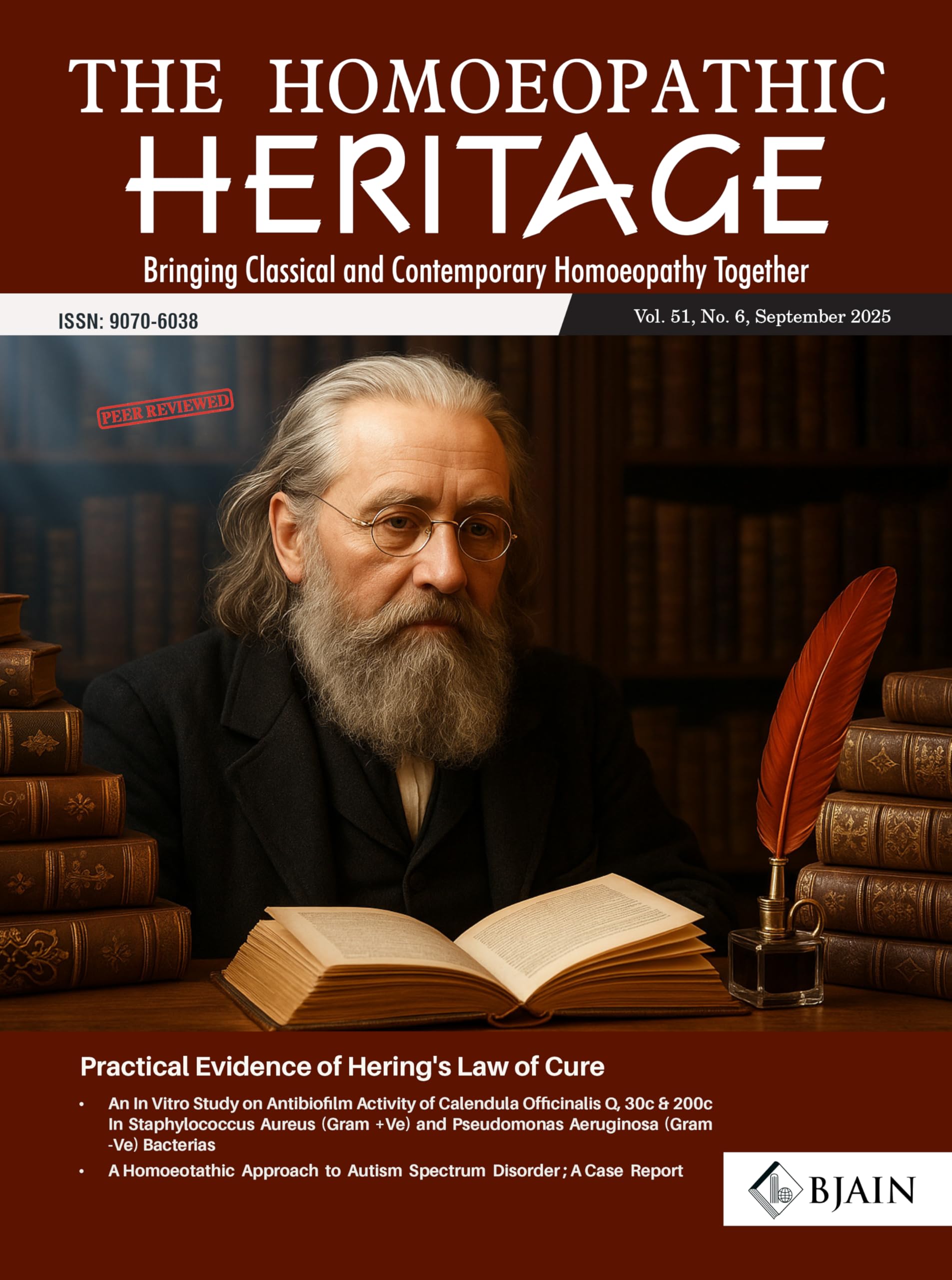 THE HOMOEOPATHIC HERITAGE  Bringing Classical and Contemporary Homoeopathy Together (September 2025)