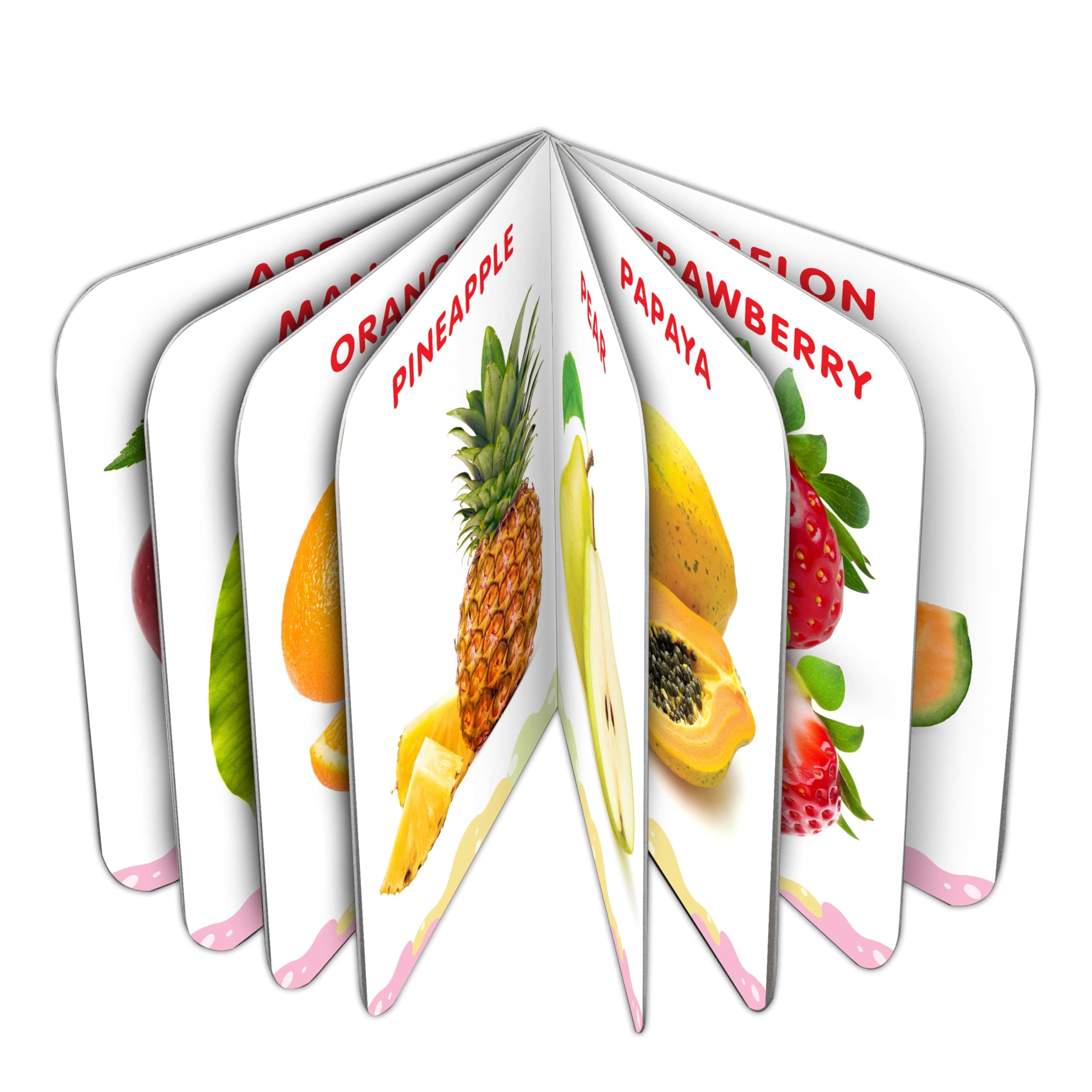 My First Big Picture Board Book Fruits : Bright Fruit Picture Book for Toddlers, Fun Learning Book for Preschool Kids, Educatio
