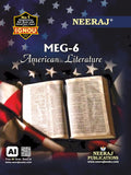 NEERAJ MEG6  American Literature  English Medium for MA Course of, IGNOU  Chapter Wise Help Book including Many Solved Samp