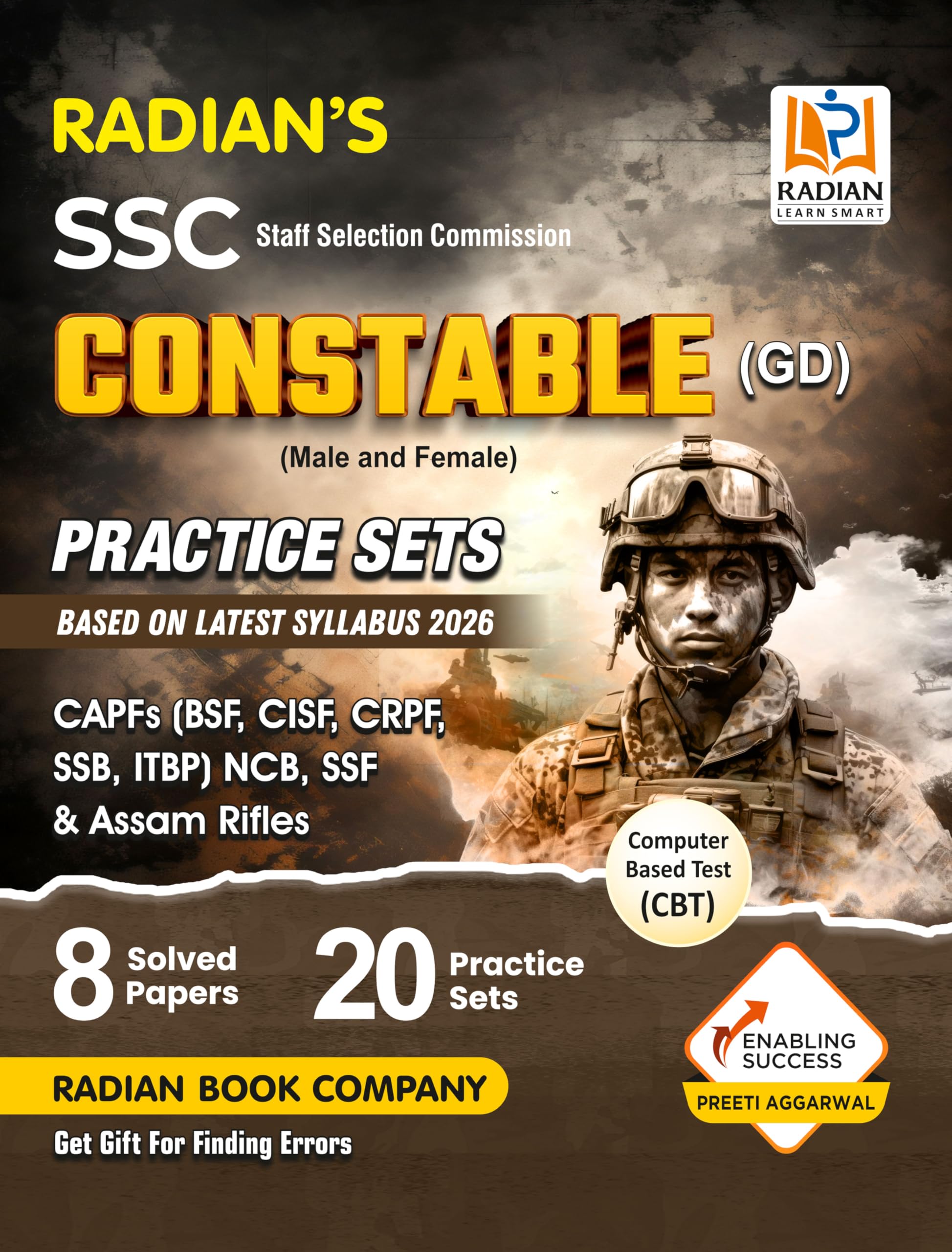 SSC Constable GD Practice Set and Previous Year Solved Papers for 2026 Exams Book in English