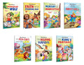 Fox Cubs and The Lion, The First Well, Kings Portrait, The Helping Hands and More Moral Stories : Preschool story books, Brig