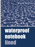 Waterproof Notebook  Lined