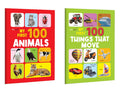 My First 100  Animals and Things that Move : Transport learning books, preschool discovery set, toddler early skills combo, fu