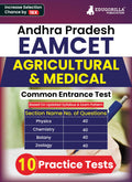 AP EAMCET : Agricultural and Medical Entrance Exam Prep Book | Physics, Chemistry, Botany, Zoology | 10 Solved Practice Mock Tes