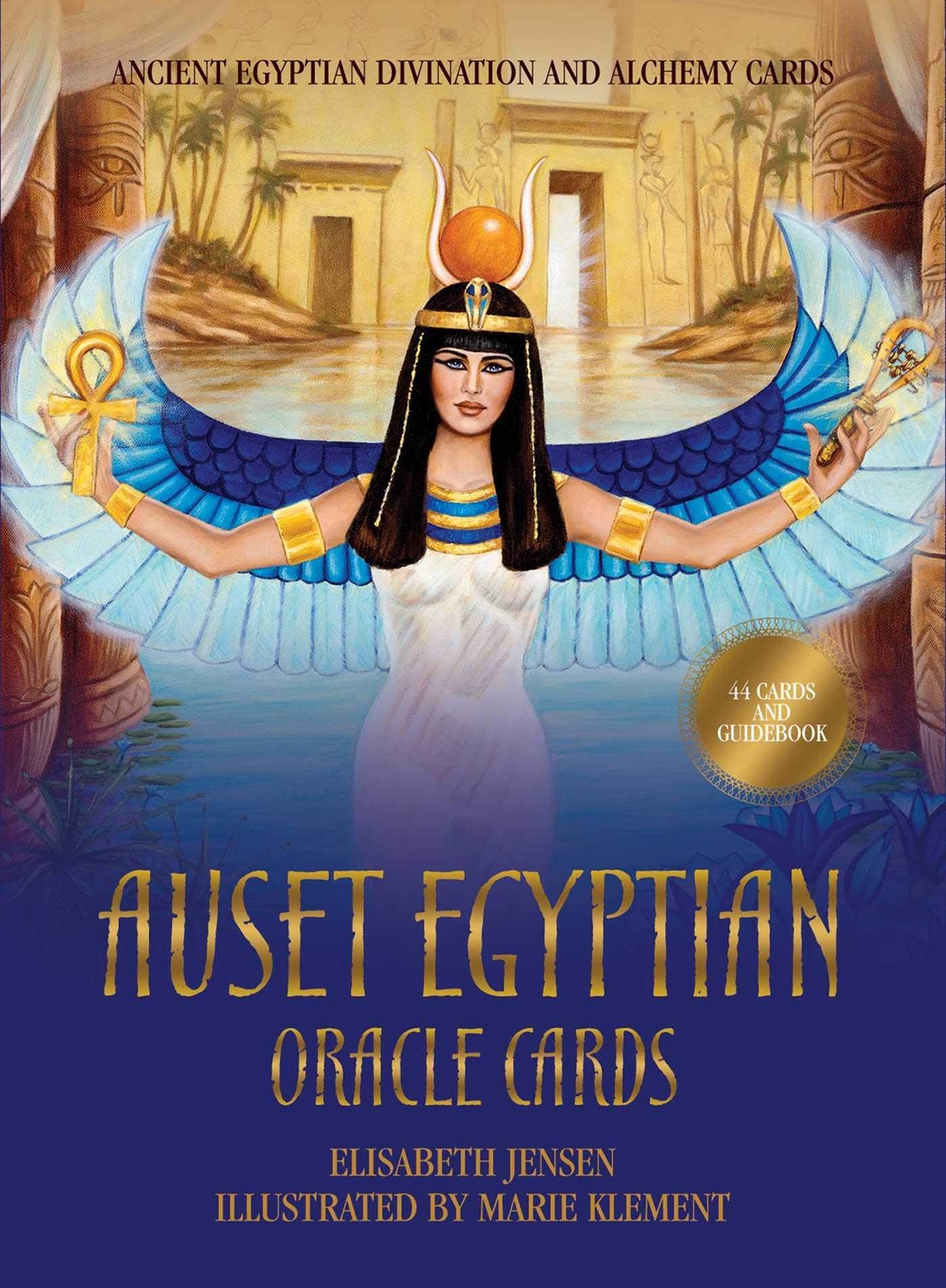 Auset Egyptian Oracle Cards: Ancient Egyptian Divination and Alchemy Cards (Rockpool Oracle Card Series)