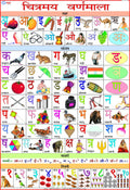 Hindi Varnmala Chart for Kids | 70 x 100 cm | Laminated