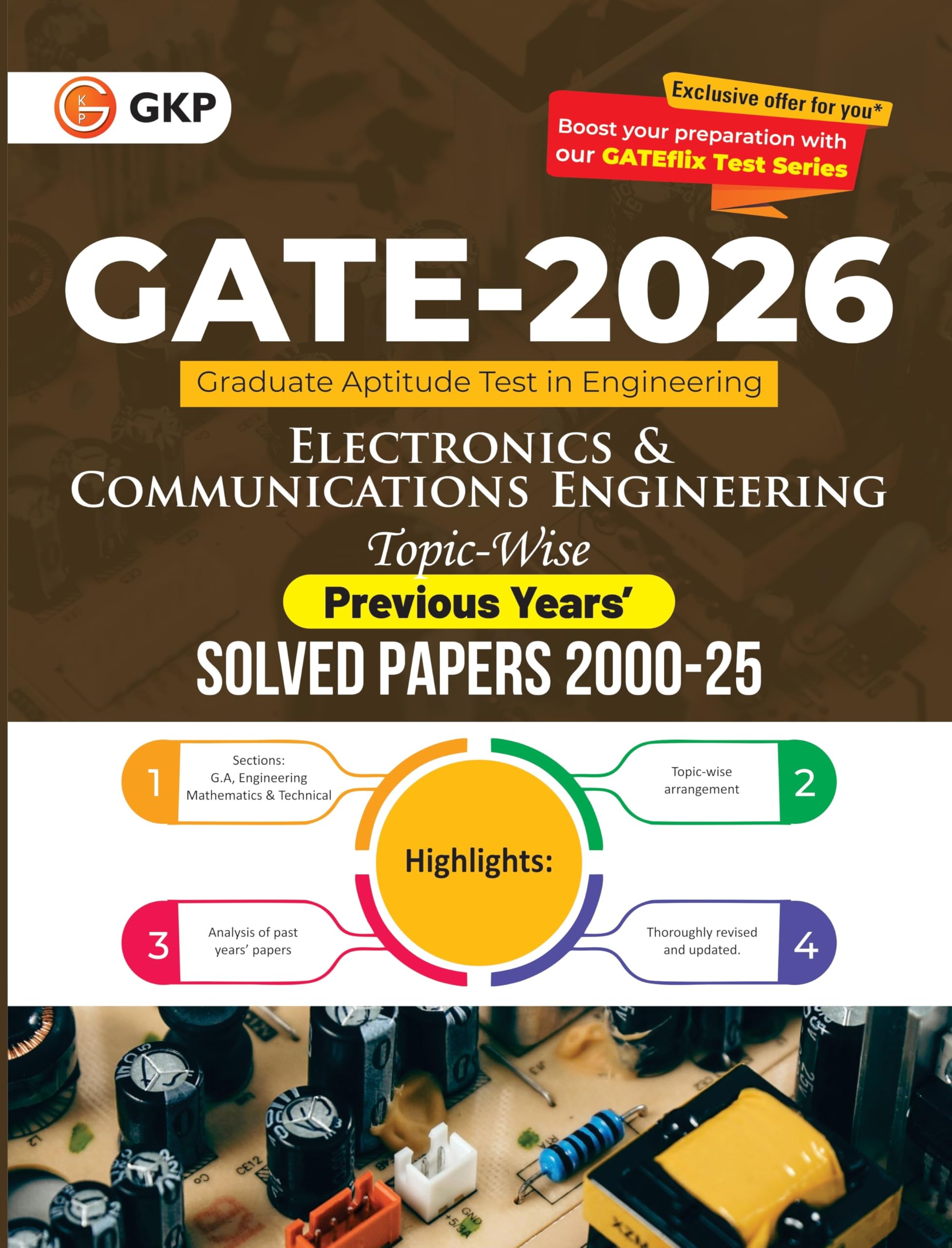 Gkp Gate 2026 Electronics & Communication Engineering | Topic Wise Solved Papers (20002025) | 26 Years Pyqs For Concept Clarity