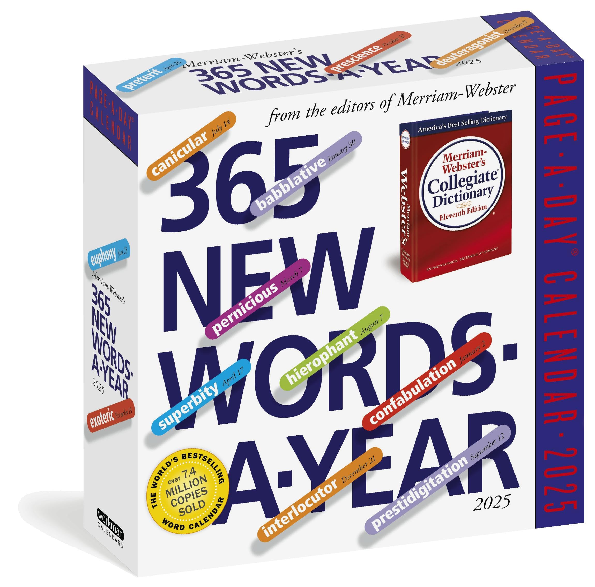 365 New WordsAYear PageADay Calendar 2025: From the Editors of MerriamWebster