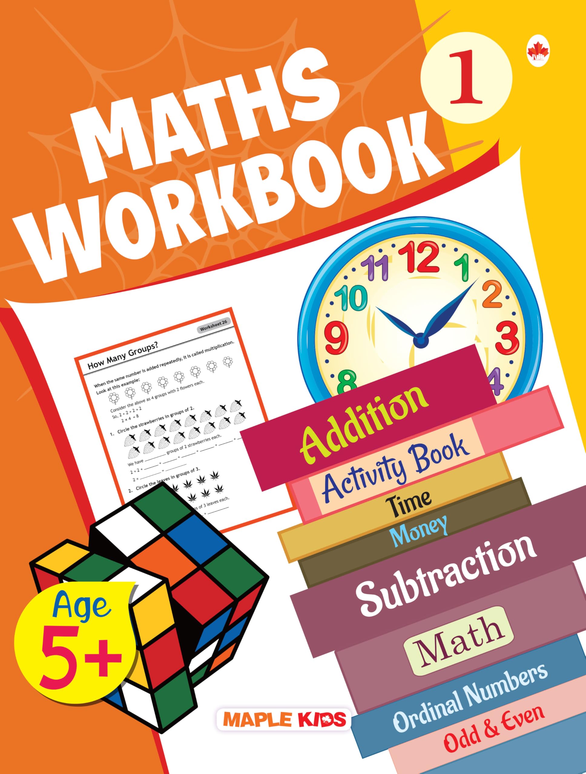 Mental Maths  Mathematics Activity Book 1 for class 1+, Age 5+ Years
