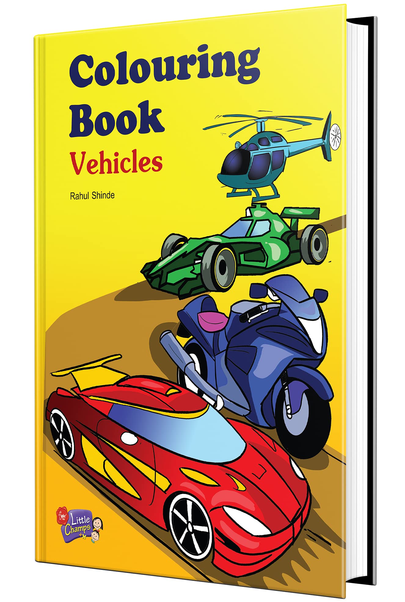 Colouring Book Vehicles Marathi Rahul Shinde