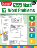 EvanMoor Daily Word Problems, Grade 2, Homeschooling & Classroom Resource Workbook, ProblemSolving Real Life Math Skills, Repr