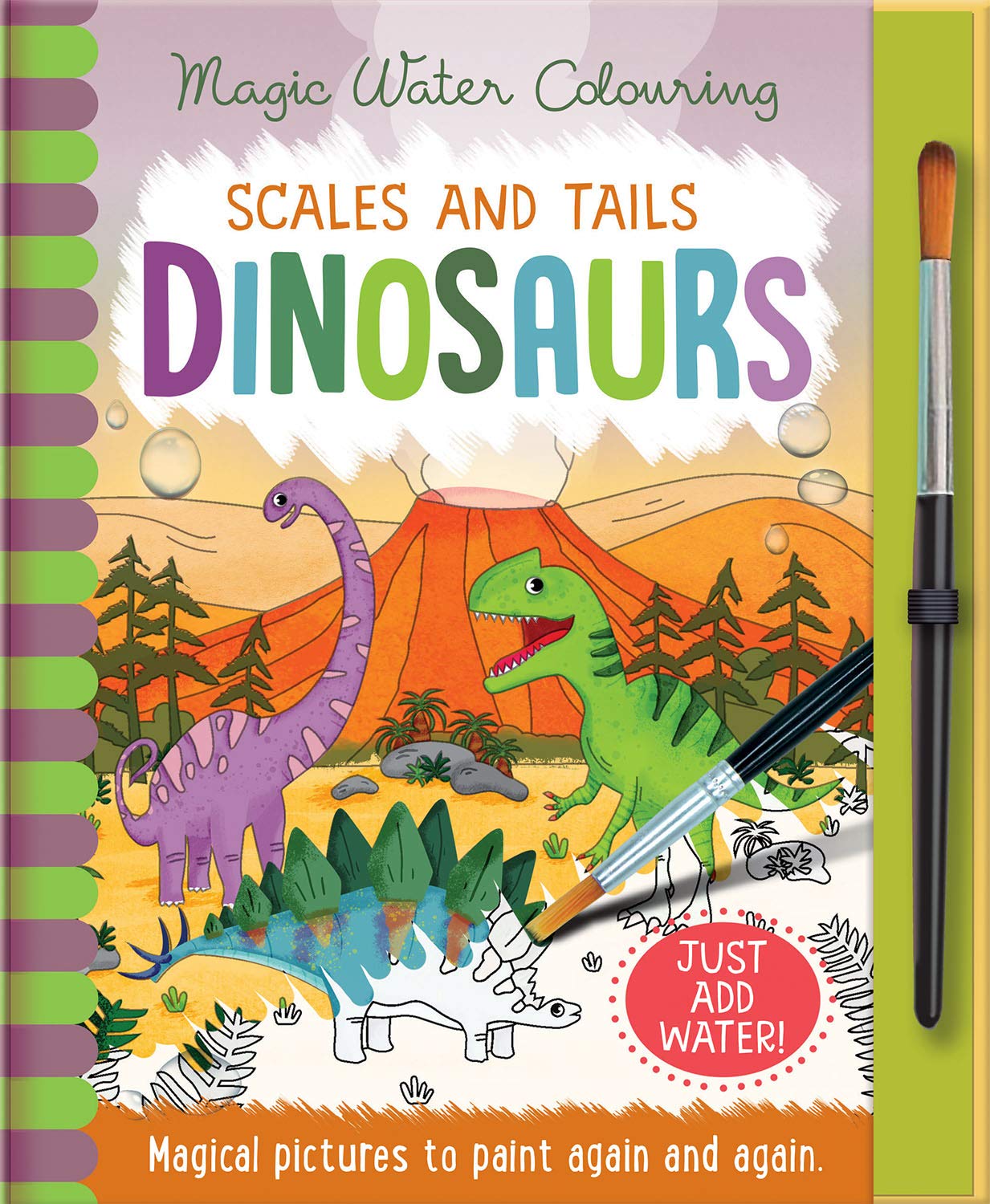Scales and Tails  Dinosaurs (Magic Water Colouring)