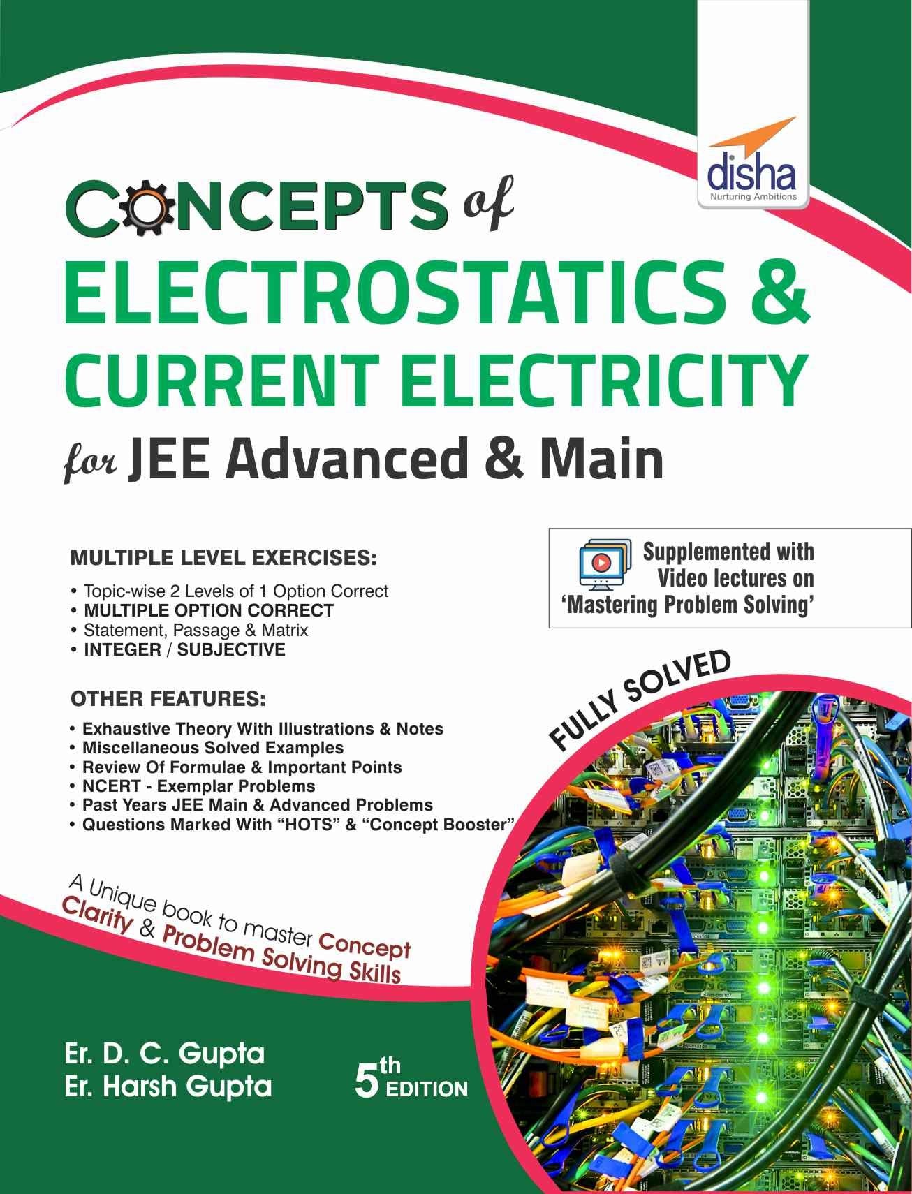Concepts Of Electrostatics & Current Electricity For Jee Advanced & Main 5Th Edition