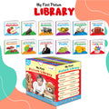 Gift Set For Kids Picture Library Box (Red Edition) : Early Learning Picture Book Collections, Essential Board Book, Box Set Of 