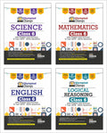 Disha Combo Class 6 (Set Of 4 Books) Olympiad Champs Science, Mathematics, English & Logical Reasoning With ChapterWise Previou