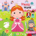 Booktopus Square Puzzle Board Book  Princess World Learning Puzzle With Easy Grip Pieces  Educational Toys For Kids 4+ Years 