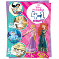 Disney Princess: 4in1 Activity Book Puzzles, Coloring, Games, and More for Kids Ages 4 to 6