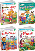 Sawan Kids Board Moral Stories Overconfident Lanky Loses The Race, Pepper Undergoes A Change, Peppin The Stinker, Pixie The Goo