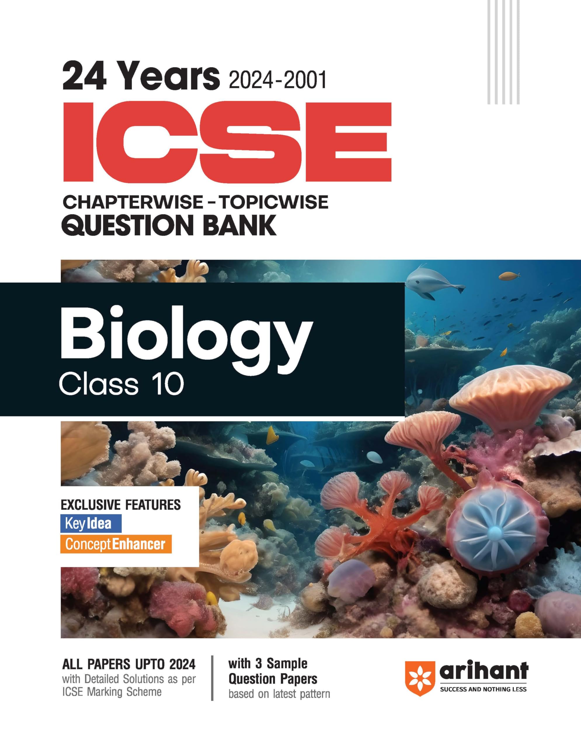 (OLD Edition) 24 Years 20242001 ICSE Chapterwise Topicwise Question Bank Biology Class 10