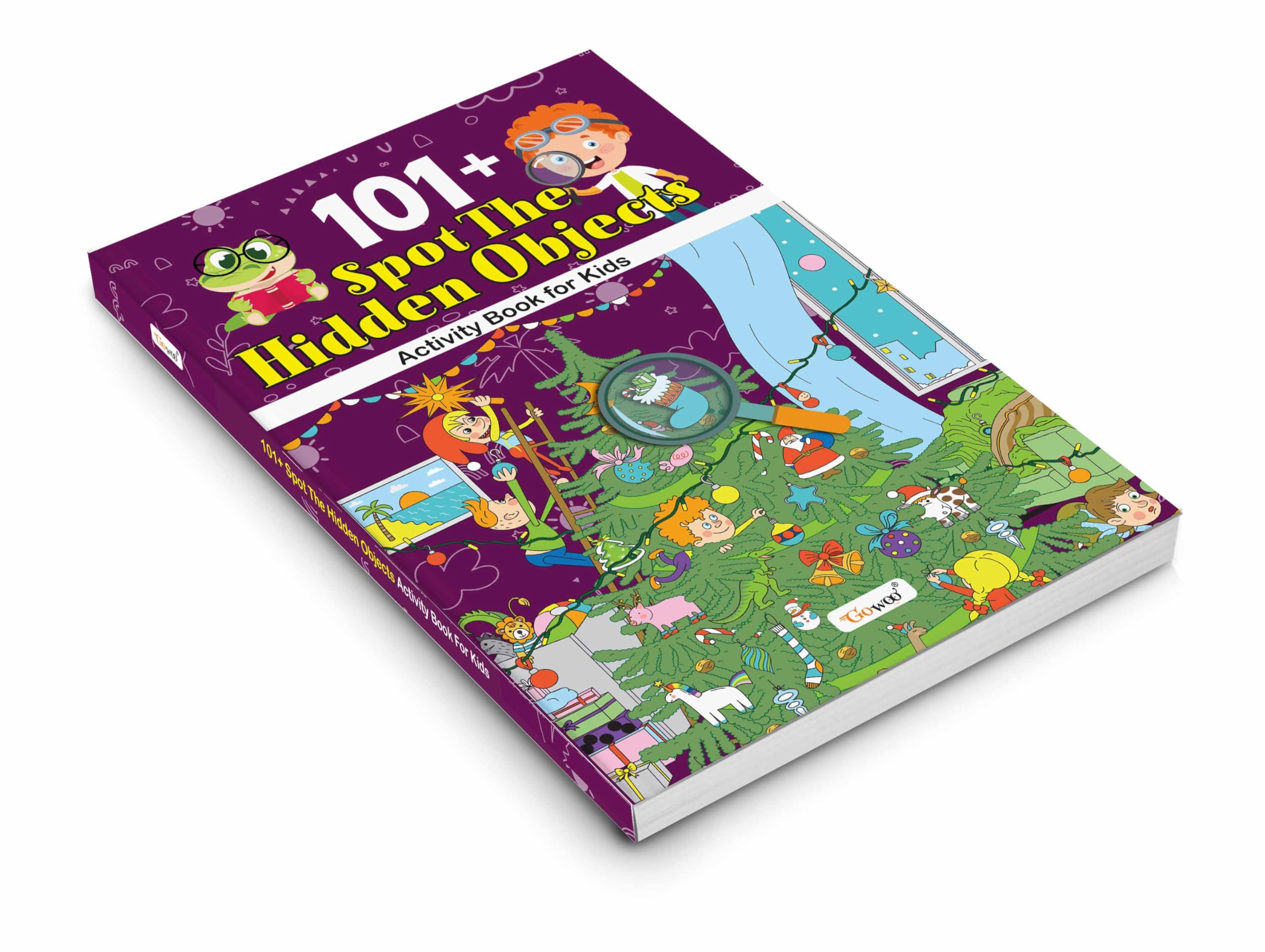 Activity Book  101+ Spot the Hidden Objects for kids : Early Learning Workbook with Brain Teasers and Educational Activities, E
