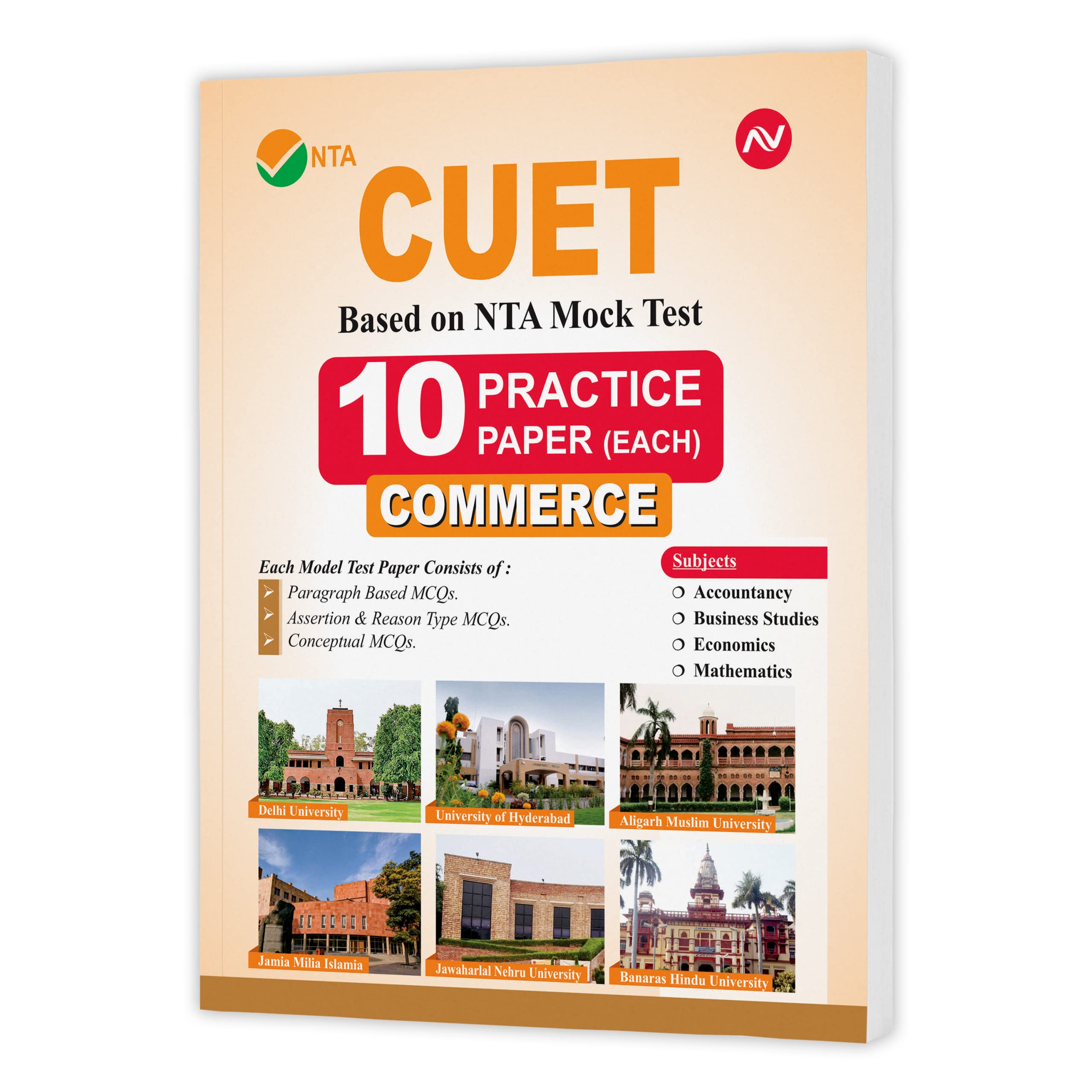 Cuet (Ug) Commerce (Economics, Maths, Accountancy And Business Studies)10 Practise Paper