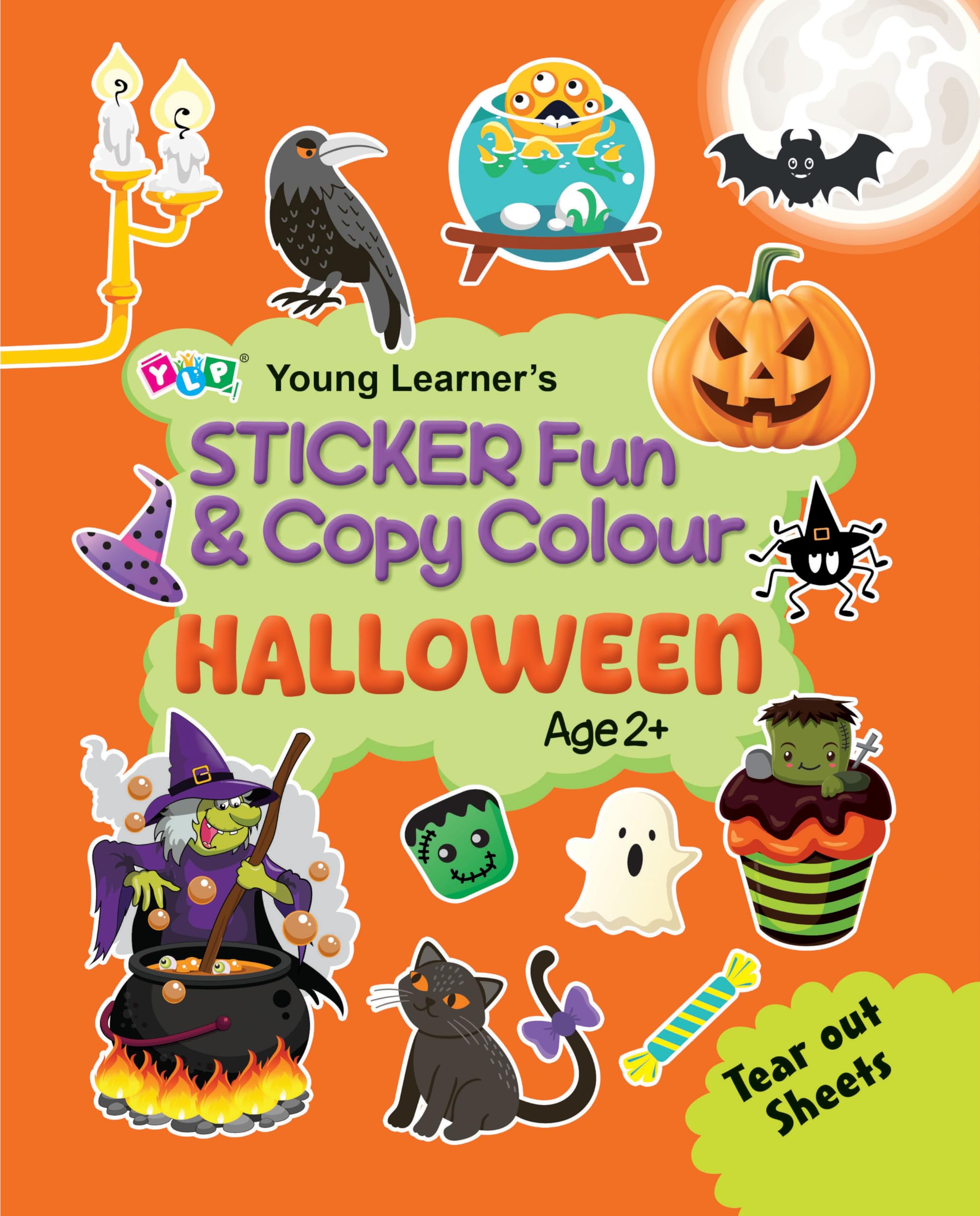 Sticker Fun & Copy Colour Halloween