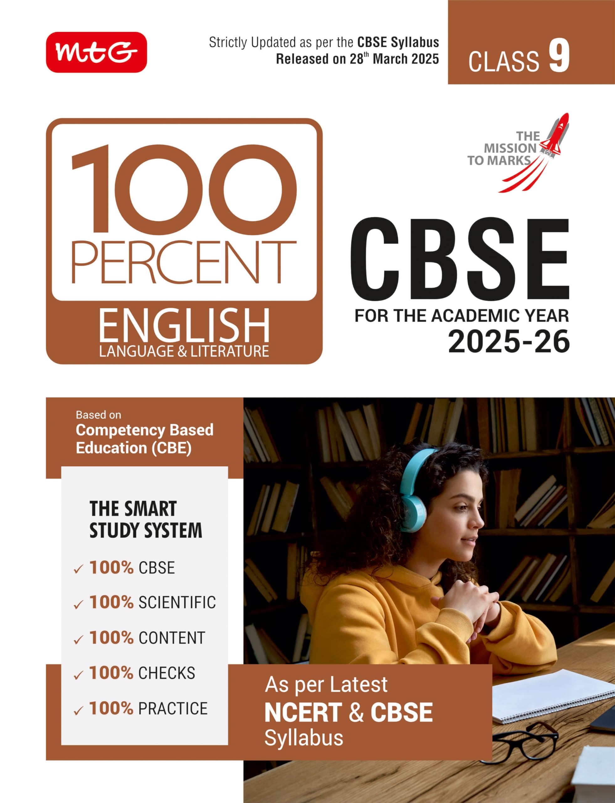 (OLD EDITION) MTG CBSE Class9 100 Percent English Language & Literature