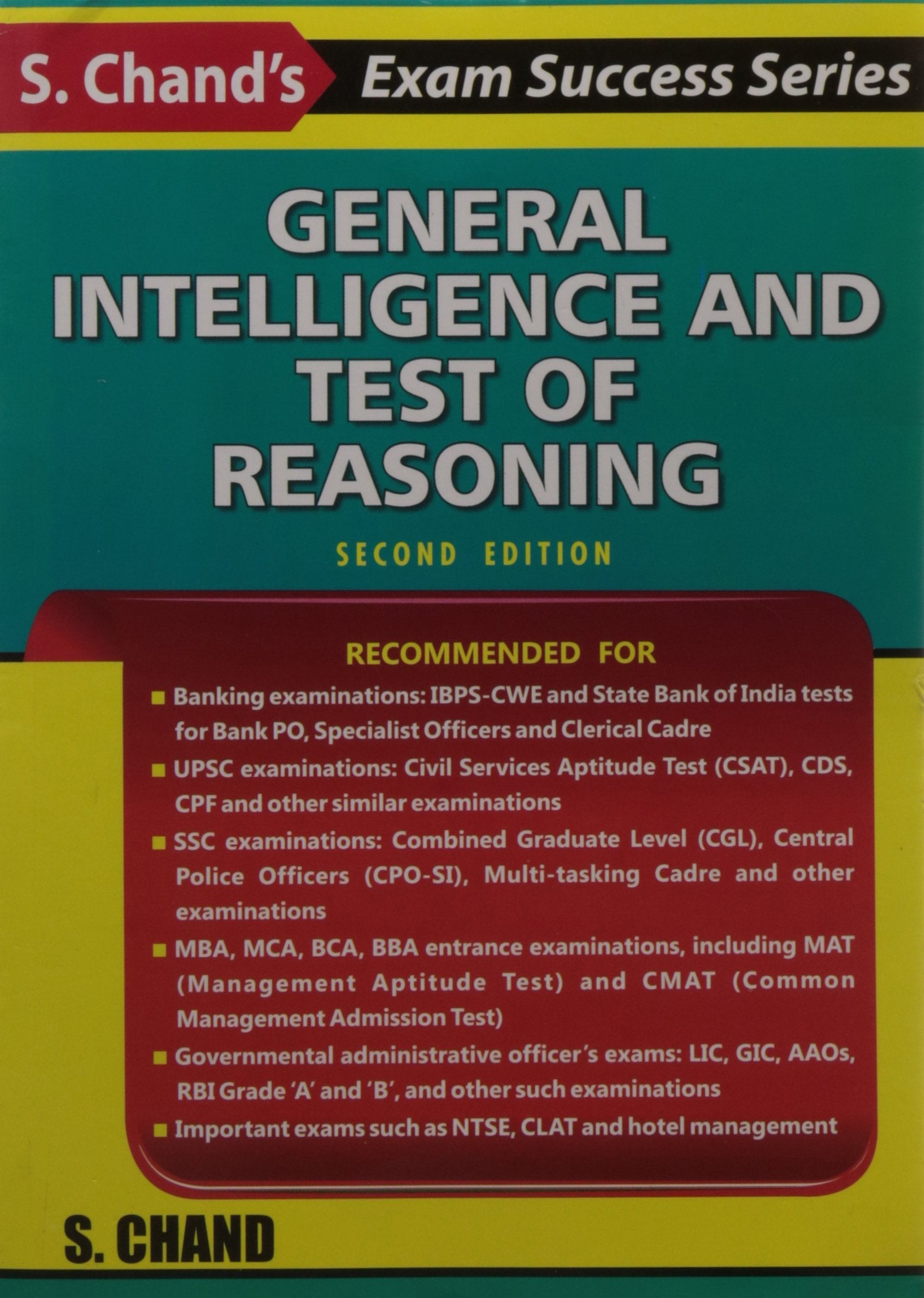 General Intelligence And Test Of Reasoning