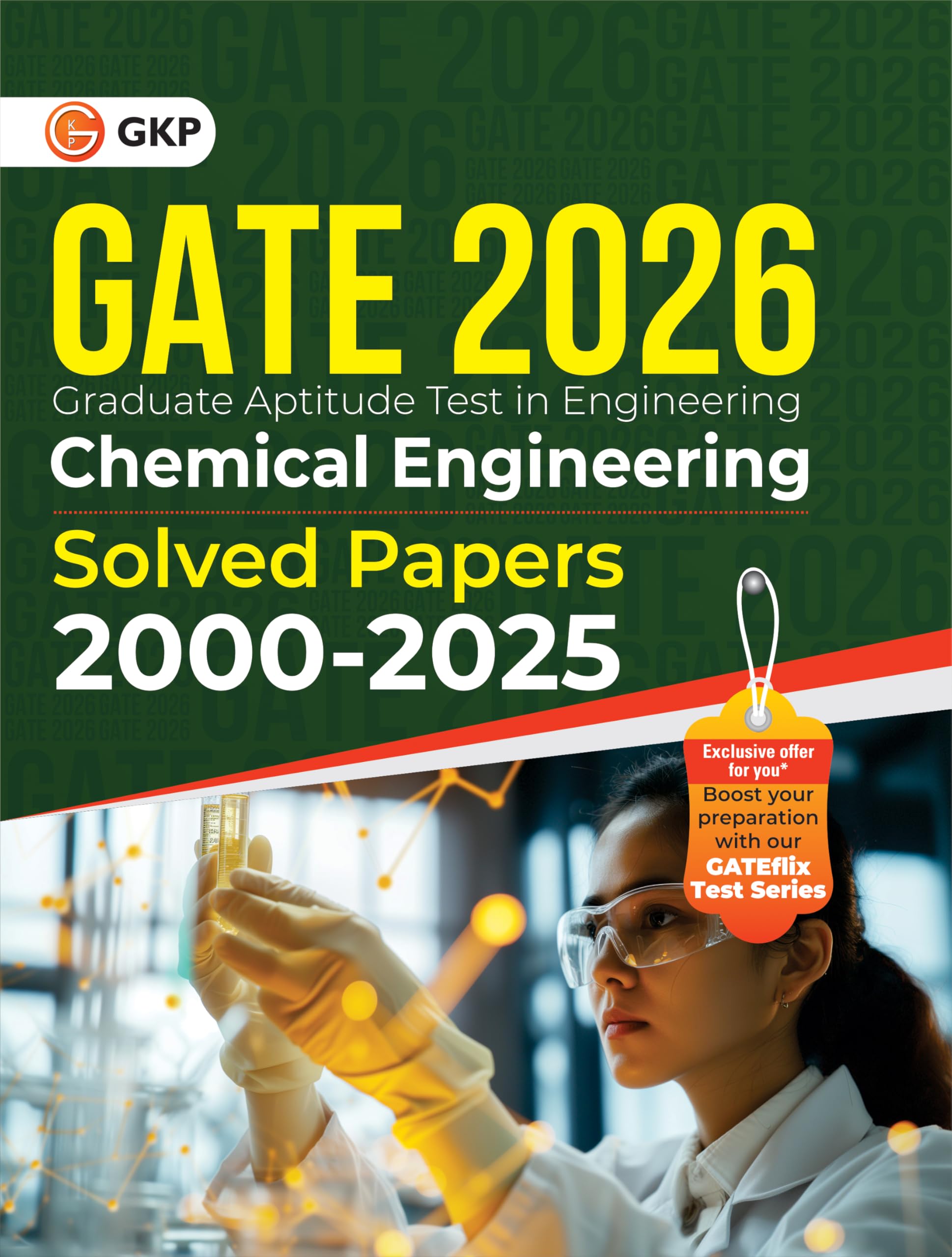 GKP GATE 2026 Chemical Engineering | Topic Wise Previous Years Solved Papers 20002025 |26 Years PYQs for Concept Clarity & Exam