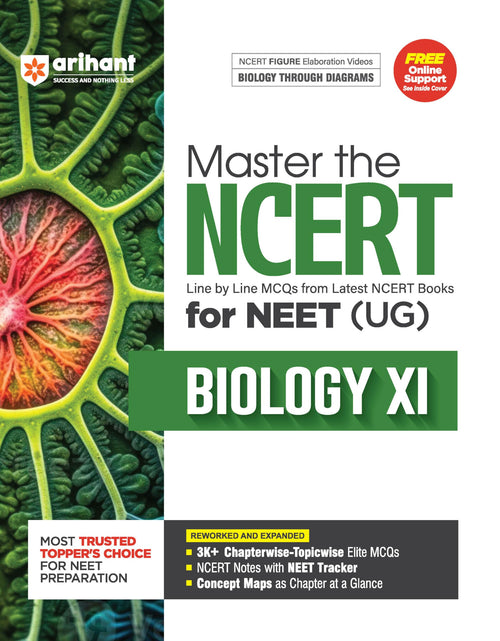 (Old Edition) Arihant Master the NCERT Biology Class 11 for NEET (UG) 2026