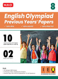 MTG Class8 IEO Olympiad 10 Previous Years Papers English (20242020 Set A & B)  Model Test Papers with 24 Sample OMR Sheets & 