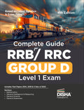 Disha Complete Guide For Rrb/ Rrc Group D Level 1 Exam 4Th Edition | Mathematics General Intelligence & Reasoning General Scienc