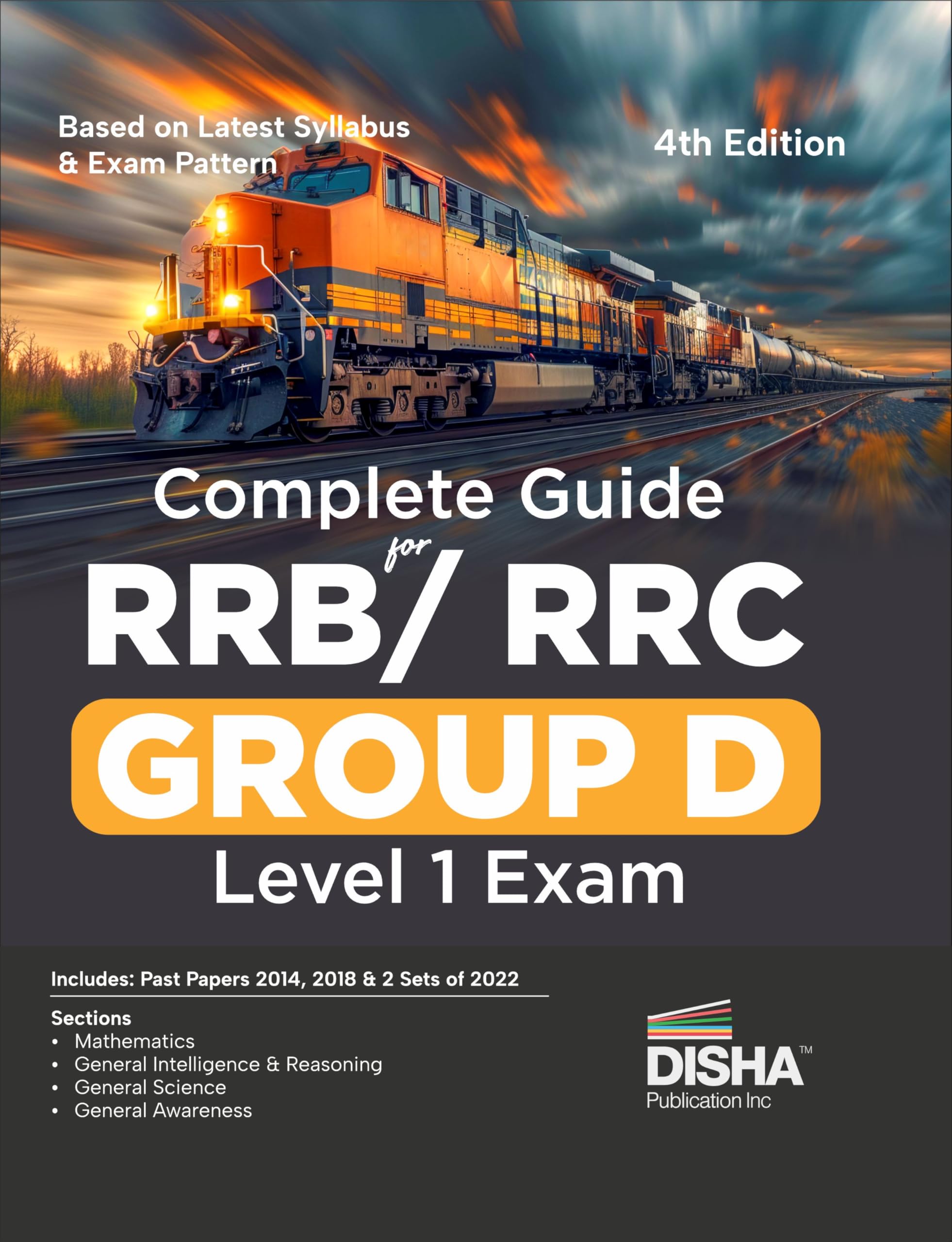 Disha Complete Guide For Rrb/ Rrc Group D Level 1 Exam 4Th Edition | Mathematics General Intelligence & Reasoning General Scienc