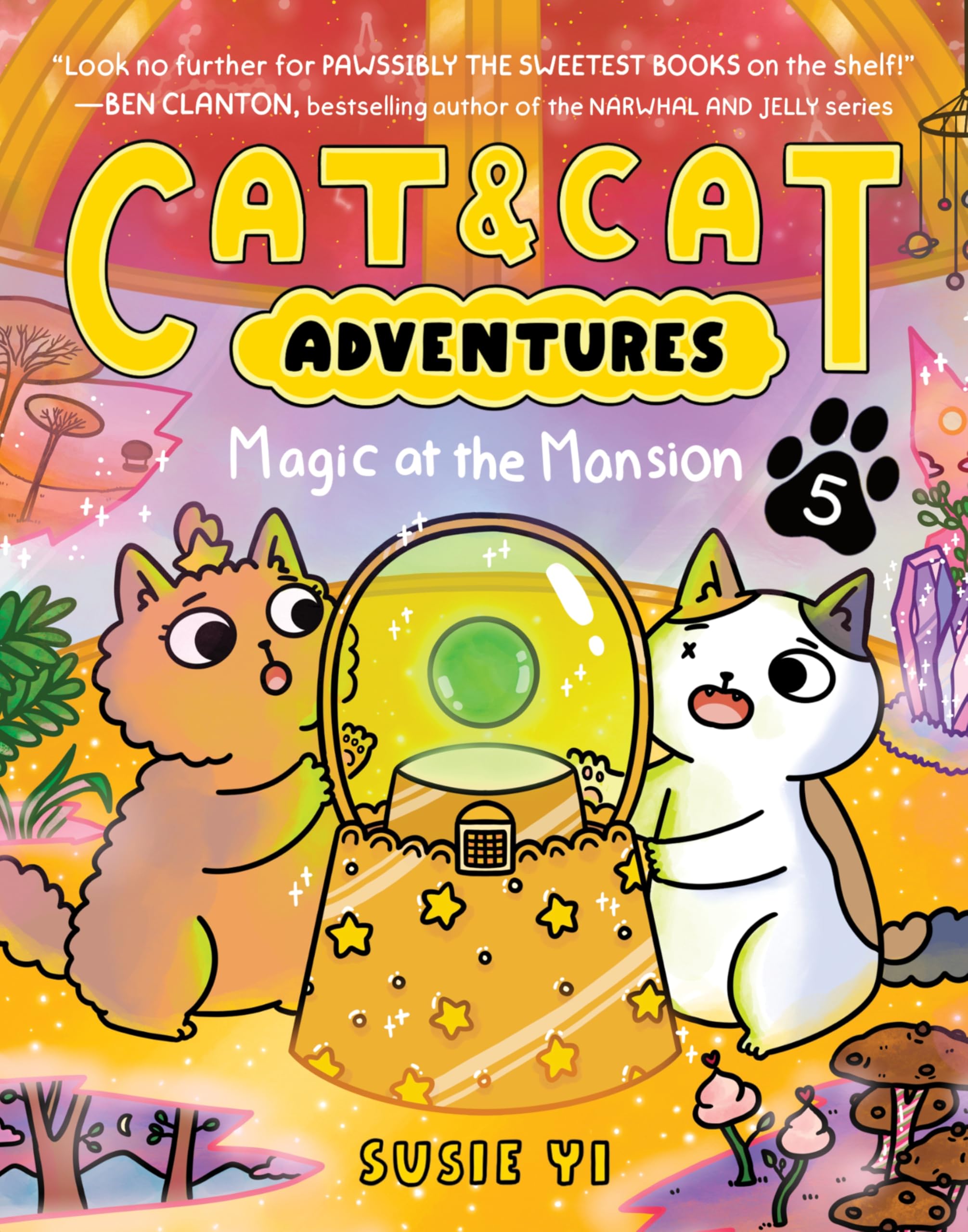 Cat & Cat Adventures: Magic at the Mansion: A Graphic Novel  Book 5: A Heartwarming Story About Saving Friends and Solving Myst