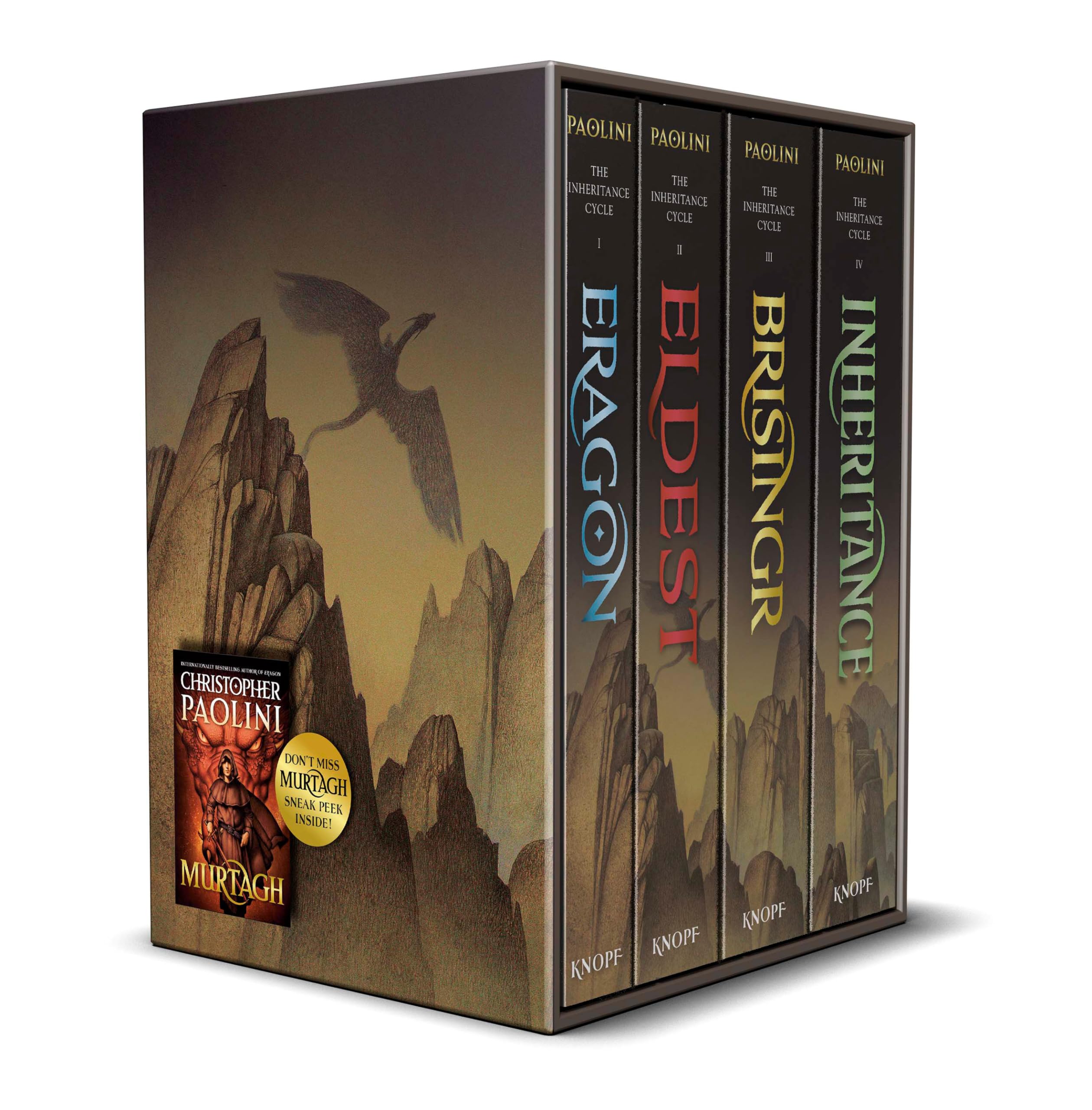 The Inheritance Cycle 4Book Trade Paperback Boxed Set: Eragon; Eldest; Brisingr; Inheritance