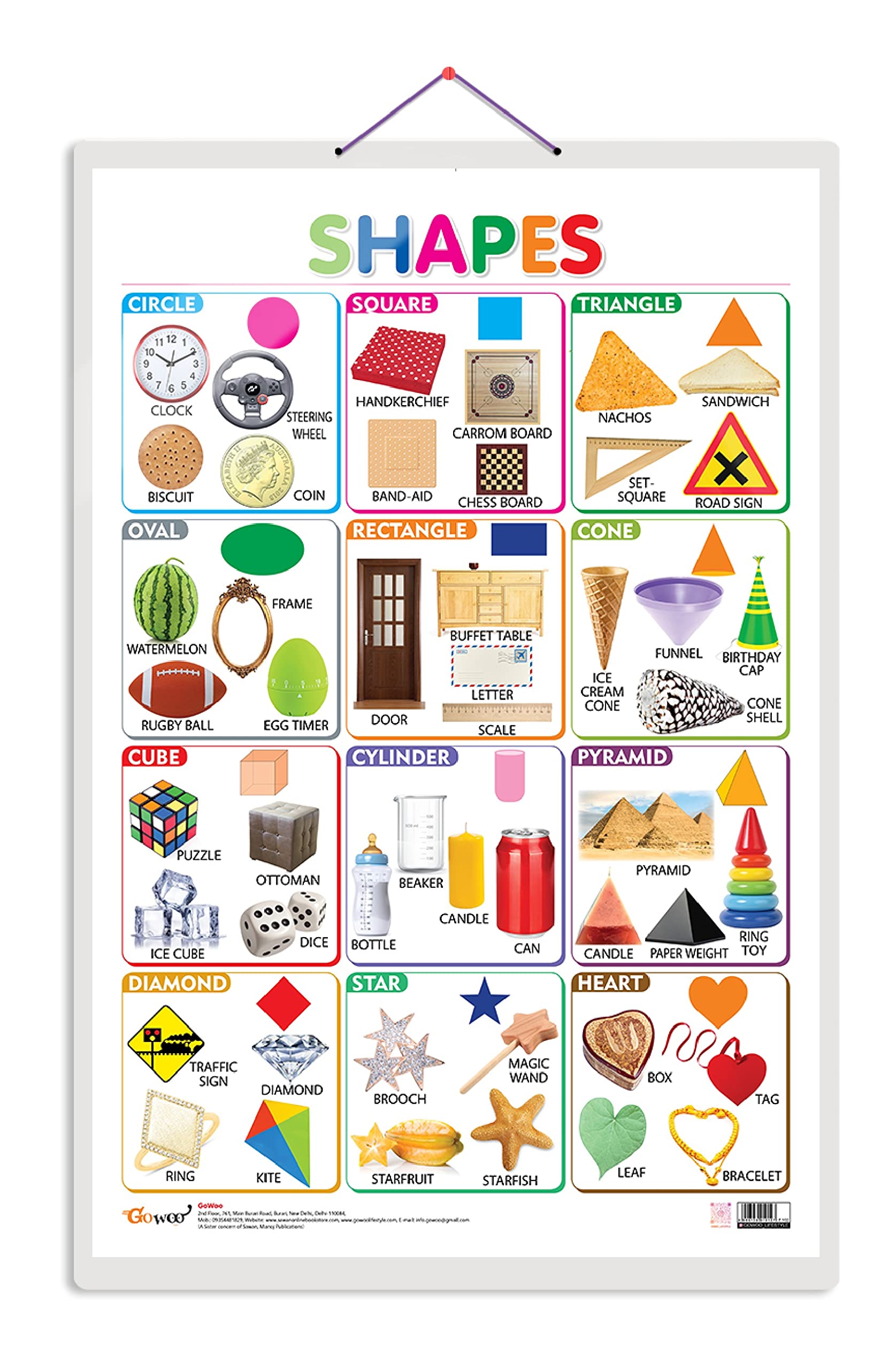 Shapes [Wall Chart] Sawan