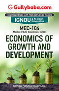 Gullybaba IGNOU MAEC (New) 2nd Sem MEC104 Economics of Growth and Development in English
