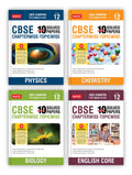 MTG CBSE 10 Years (20242015) Chapterwise Topicwise Solved Papers With Question Bank Class 12 Physics, Chemistry, Biology, Engli